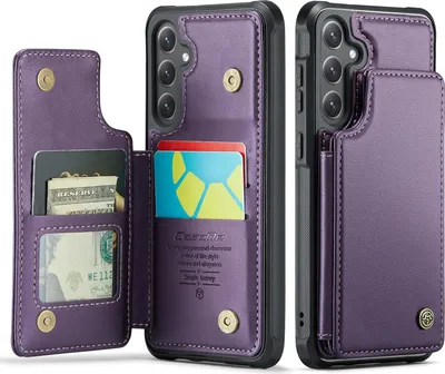 Produktbild von Samsung Galaxy S26 Hülle - CaseMe C22 Back Cover mit Kartenfach - Violett