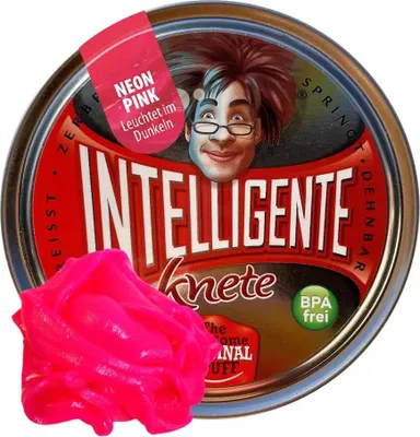 Produktbild von Trendhaus Handelsgesellschaft Intelligente Knete Medium - Neon Pink 1