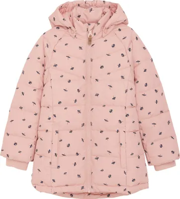 Produktbild von MINYMO MIJacket Uni Kinder Jacke Winterjacke Steppjacke mit abnehmbarer Kapuze hochschließenden Kragen Reklektoren Rippbündchen Regular fit