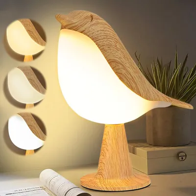 Immagine prodotto di Lampada da tavolo LED Leikurvo, con 3 modalità di illuminazione, lampada da comodino dimmerabile, lampada da tavolo con aromaterapia, lampada da lettura con porte USB di tipo C, ideale per soggiorno e camera da letto