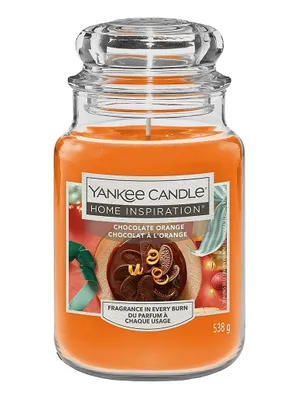 Produktbild von Yankee Candle Schokolade Orangen Duftkerze im Glas Groß 538g