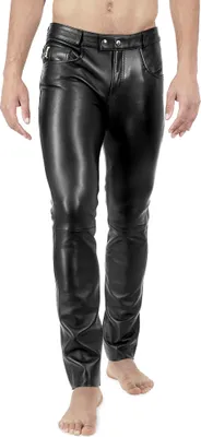 Produktbild von Bockle® New STRETCH Tube Lamb y Herren Lederhose Lederjeans Leder Röhre Leder, W40/L36