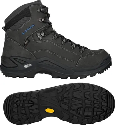 Produktbild von LOWA RENEGADE GTX MID, Männlich, Erwachsener, Anthrazit, Blau, Outdoor-Stiefel, Walken, Wandern, Trecken, Deutsch