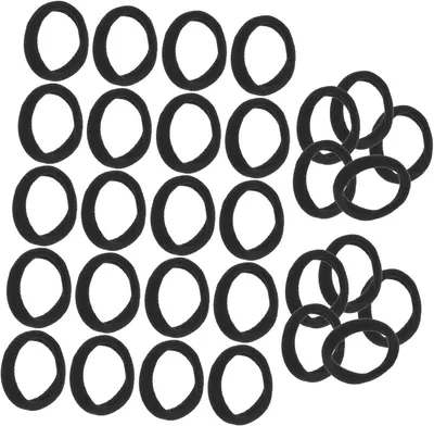 Produktbild von 100 Haargummis für Damen, elastische nahtlose Haarbänder und Haarschmuck für Pferdeschwänze und vielseitige Frisuren für Frauen und Mädchen