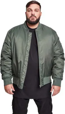 Productafbeelding van Urban Classics heren bomberjack Aezee, olijgroen, maat 5XL