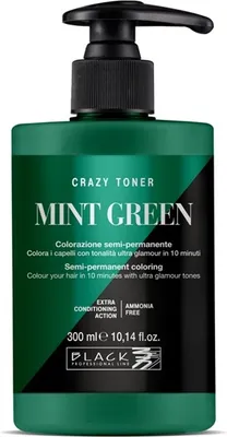 Produktbild von Black Crazy Toner Mint Green 300 ml permanenter Haartoner