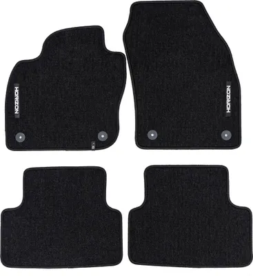 Immagine prodotto di Tappetini Velours per VW T-Cross 2018-2025 Tappetini auto in moquette nero 4 pz