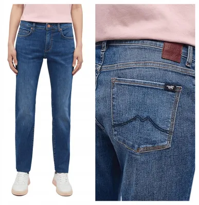 Produktbild von Mustang | Damenjeans Crosby Relaxed Slim Denim Stretch Casual modern W28 L32