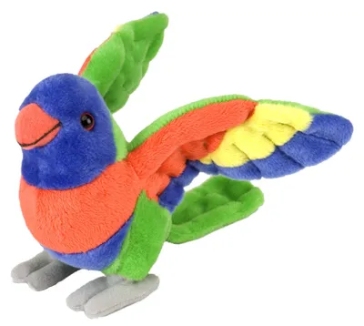 Produktbild von Wild Republic Plusch Lori Papagei Vogel Stofftier - 25 cm
