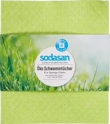 Productafbeelding van Sodasan Sponsdoekjes (2 stuks)