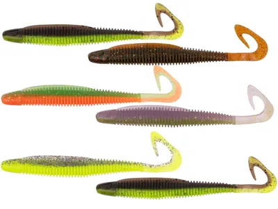Produktbild von Zeck Boggy - Gummifisch, Länge / Packungsinhalt:12.5cm / 4 Stück, Zeck Farbe:BA Motoroil