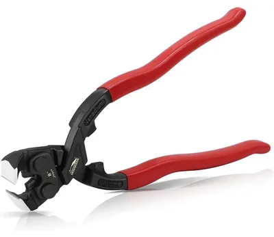 Produktbild von Endschneidezange 20cm CRV Nagelzieher Zimmermannszange Drahtschneider Rot