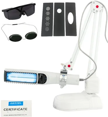 Obrázok produktu pre Kernel KN-4003BL2 lampa so stojanom uvb 311nm vitiligo ekzém akné psoriáza