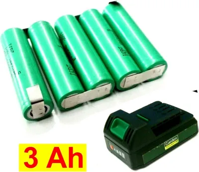 Produktbild von Tauschpack für Garden Feelings  Akku 18 V -  18 Lion mit 3.0 Ah  (Aldi)