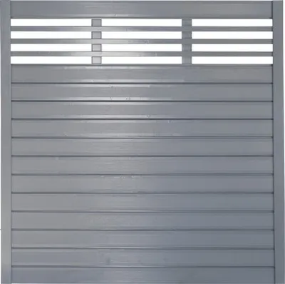 Produktbild von Zaun Hauptelement Konsta Style 180 x 180 cm basaltgrau