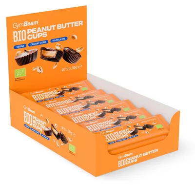 Obrázek produktu pro GymBeam –arašídové máslo v košíčcích, 12 x 39 g