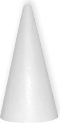 Produktbild von Styroporkegel, Höhe 11cm, 1 Stk.