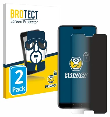 Product packaging for a screen protector, with a smartphone graphic and product details.
