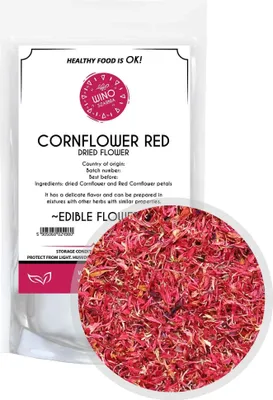 Produktbild von Getrocknete Kornblumenblütenblätter, 500 g, essbare Blüten