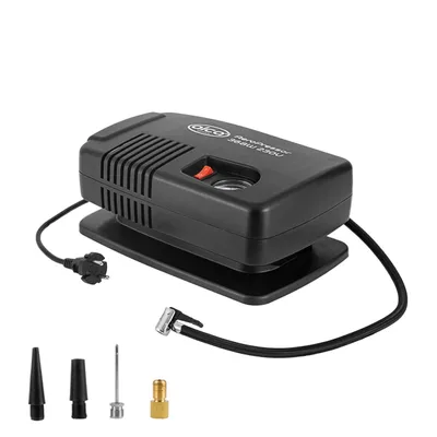 Produktbild von alca® Kompressor Auto und Fahrrad elektrische Luftpumpe, 230V Luftkompressor, 8,6 bar, Steckdose