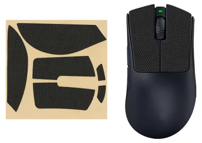 Produktbild von kwmobile Gaming Maus Grip Tape für Razer DeathAdder V3 Pro Mouse Grip Tape - Rutschfestes Griffband für PC Maus - Schwarz