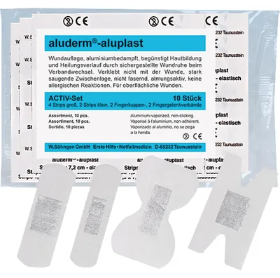 Produktbild von aluderm Wundpflaster Activ-Set aluplast 1009410 Set 10 St./Pack.