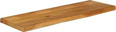 Produktbild von vidaXL Tischplatte mit Baumkante 110x20x2,5 cm Massivholz Mango