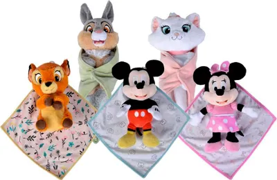 Produktbild von Disney Plüschfiguren Classic mit Decke 25 cm Sortiment (5)