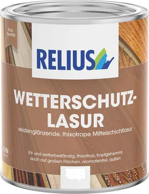 Produktbild von Relius Wetterschutzlasur UV Beständig Holzlasur 750 ml Teak