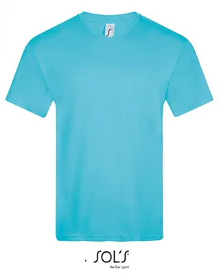 Produktbild von SOLs 11150 | V-Neck Herren Kurzarm T-Shirt Victory - Farbe: Atoll Blue - Größe: XL