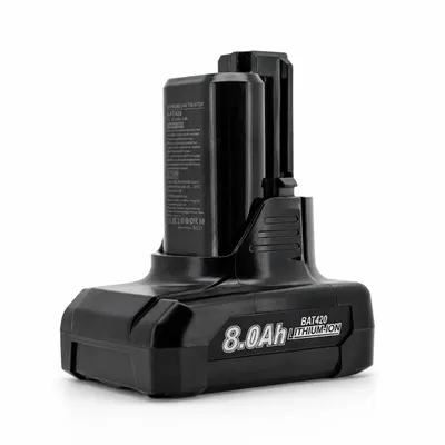 Produktbild von 8Ah 12V Li-Ion Werkzeugakku kompatibel mit Bosch Professional 12V – Ersatzakku für GBA 12V System / BAT420 – 8,0Ah, KI-generiertes Bild