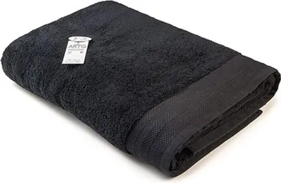 Produktbild von A&R AR606 | Strandtuch Excellent Deluxe Baumwolle - 100 x 180 cm - Farbe: Very Black - Größe: 100 x 180 cm