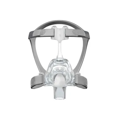 Produktbild von Resmed Mirage-FX Wide CPAP-Nasenmaske mit Kopfband, doppelwandiges Spring Air-Maskenkissen, weite Ausführung