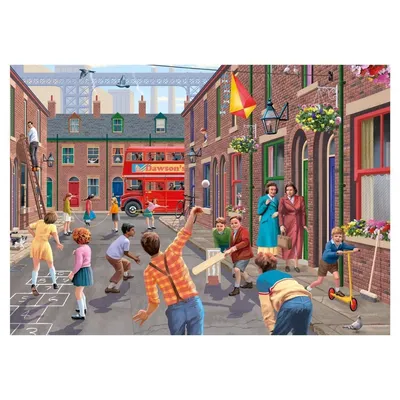 Produktbild von Playing in the Street - 2x 500 Teile