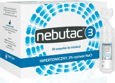 Produktbild von Nebutac 3 Inhalationslösung Nacl 3% 30 Ampullen 4ml