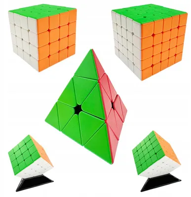 Produktbild von MoYu Professionelles Logikwürfel-Set 4x4 5x5 Pyraminx