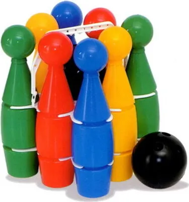 Produktbild von Adria-Kegelset mit 9 Kegeln (30 cm)