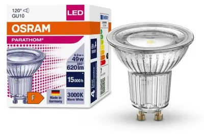 Immagine prodotto di Ledvance LED riflettore in vetro 5,6W = 49W GU10 620lm bianco caldo 3000K 120°