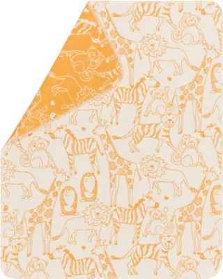 Produktbild von David Fussenegger Babydecke Juwel 'Safari' 70 x 90 cm Gold - Gelb