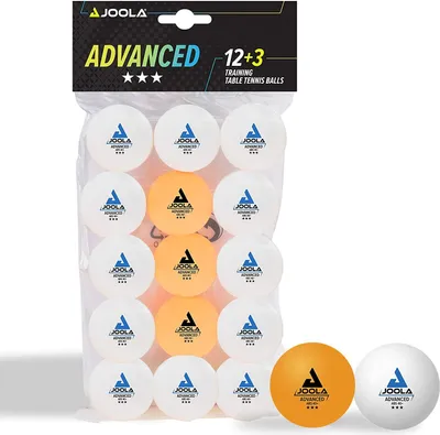 Produktbild von JOOLA Advanced Training Tischtennis Ping Pong Bälle 15 Stk.