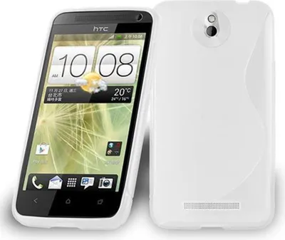 Produktbild von Cadorabo Schutzhülle für HTC Desire 501 Hülle in Transparent Handyhülle Case TPU Silikon Etui