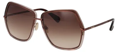 Zdjęcie produktu dla Maxmara MM0054 Shiny dark brown 61/15/135 Okulary przeciwsłoneczne dla kobiet