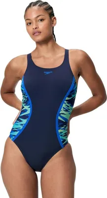 Produktbild von Speedo Hyperboom Splice Muscleback Badeanzug Blau UK 38 Frau Blau UK 38