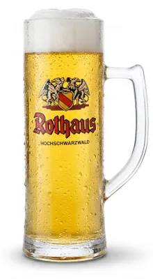 Produktbild von Rothaus Bier Glas 0,5l Krug Badner Seidel Gläser Brauerei Pils Zäpfle Gastro
