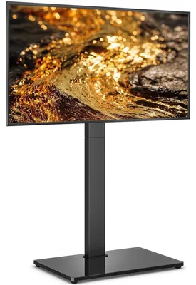 Produktbild von TV Bodenständer höhenverstellbar schwenkbar für 32-65 Zoll Fernseher bis 35kg VESA 400x400 Schwarz
