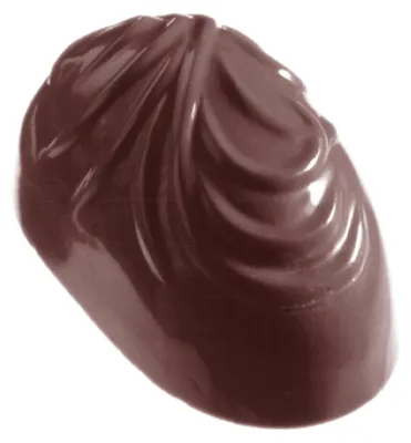 Produktbild von Schokoladenform Pralinenform FEDER FEATHER Layout 3x8=24 Mulden CHOCOLATE WORLD