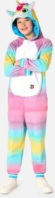 Produktbild von Einhorn Overall - Karneval Faschingskostüm Kinder Kindergröße: 98-104
