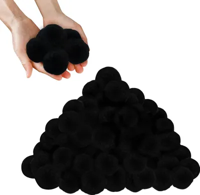 Produktbild von JOIEYOU Filterbälle Pool Filterballs 700g, Ersetzen 25Kg Quarzsand Filtersand für Sandfilteranlagen Aquarium Poolzubehör Schwimmbad Poolfilter, Schwarz