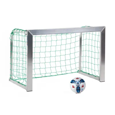 Produktbild von Sport-Thieme Mini-Fußballtor "Training", Inkl. Netz, grün (MW 10 cm), 1,20x0,80 m, Tortiefe 0,70 m