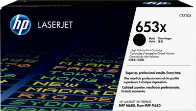 Produktbild von HP 653X Schwarz LaserJet Tonerpatrone (CF320X)
